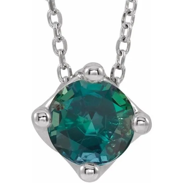 Solitaire Necklace or Slide Pendant Cherry Street Jewelers Tulsa, OK