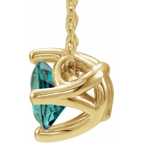 Solitaire Necklace or Slide Pendant Image 2 Hopman Jewelers Elkhart, IN