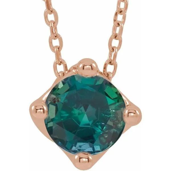 Solitaire Necklace or Slide Pendant Hopman Jewelers Elkhart, IN