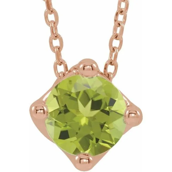 Solitaire Necklace or Slide Pendant Diny's Jewelers Middleton, WI