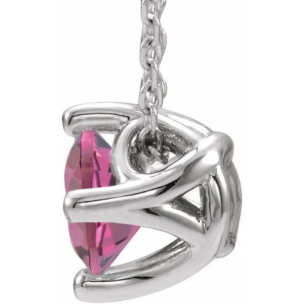 Solitaire Necklace or Slide Pendant Image 2 Hopman Jewelers Elkhart, IN