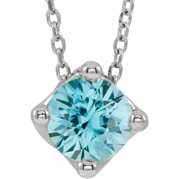 Solitaire Necklace or Slide Pendant Hopman Jewelers Elkhart, IN