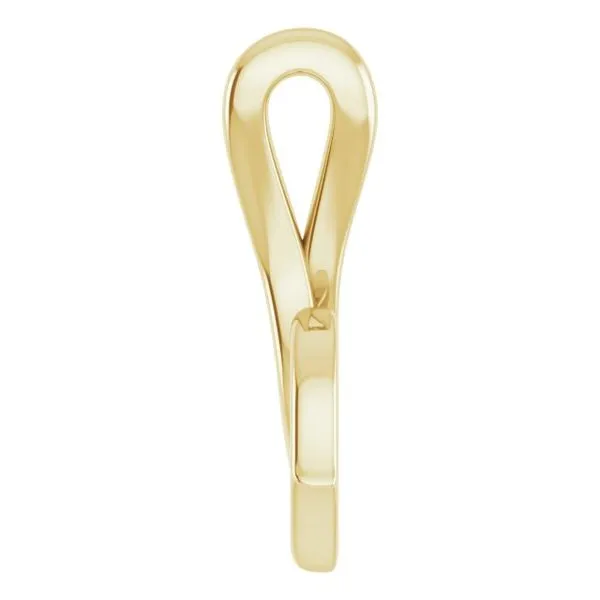 Freeform Leaf Pendant Image 3 Hopman Jewelers Elkhart, IN