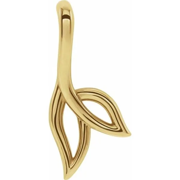 Freeform Leaf Pendant Image 4 Moseley Diamond Showcase Inc Lexington, SC