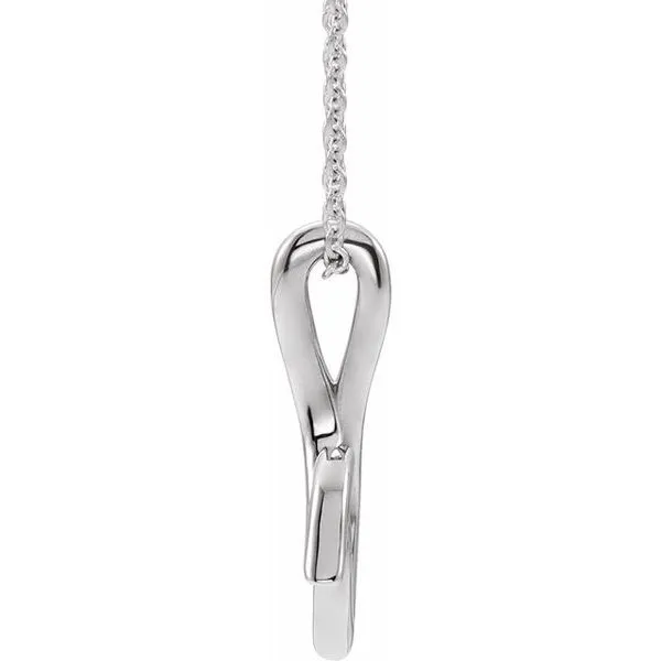 Freeform Leaf Necklace Image 2 James & Williams Jewelers Berwyn, IL