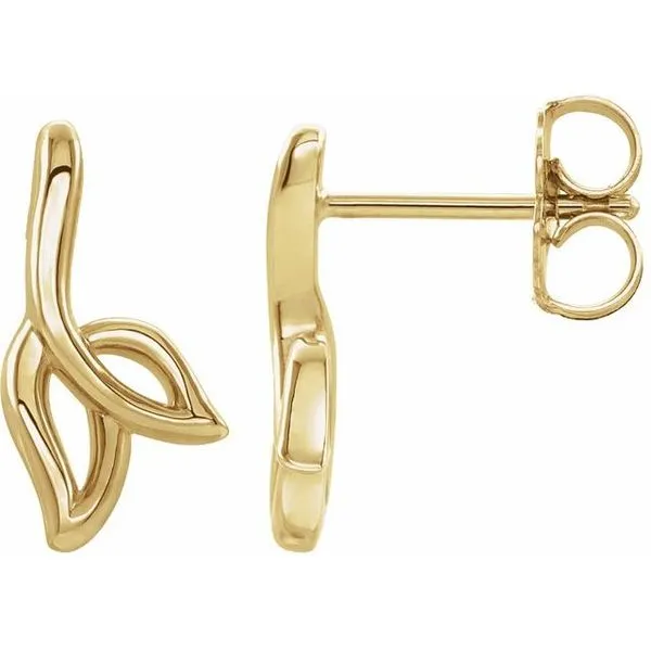 Freeform Leaf Earrings Moseley Diamond Showcase Inc Lexington, SC