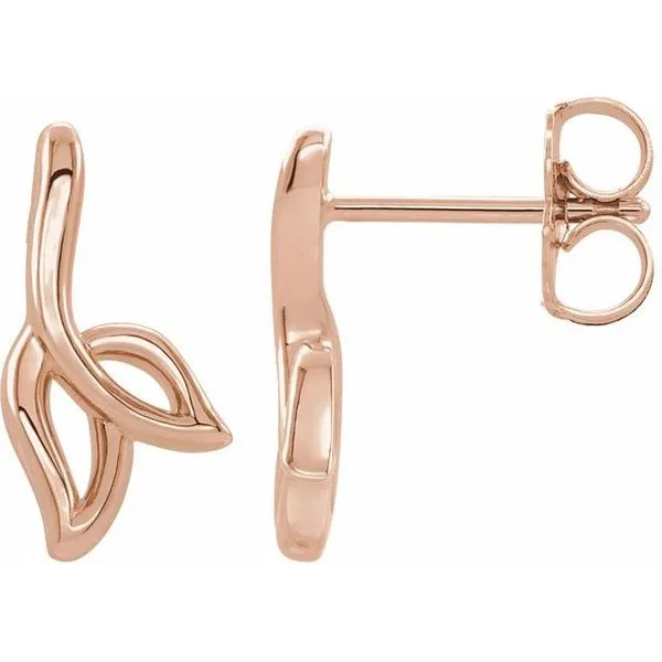 Freeform Leaf Earrings G.G. Gems, Inc. Scottsdale, AZ