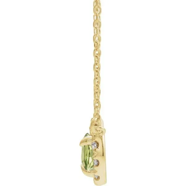 French-Set Halo-Style Necklace Image 2 G.G. Gems, Inc. Scottsdale, AZ