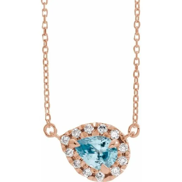 French-Set Halo-Style Necklace Cravens & Lewis Jewelers Georgetown, KY
