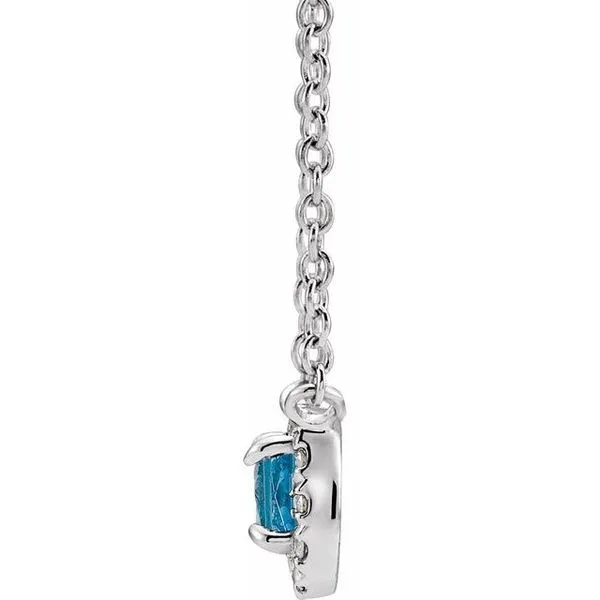 Halo-Style Necklace Delfine's Jewelry Charleston, WV