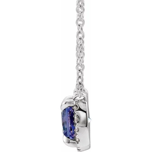 Halo-Style Necklace Image 2 M. J. Thomas Jewelers, Ltd. Stratford, CT