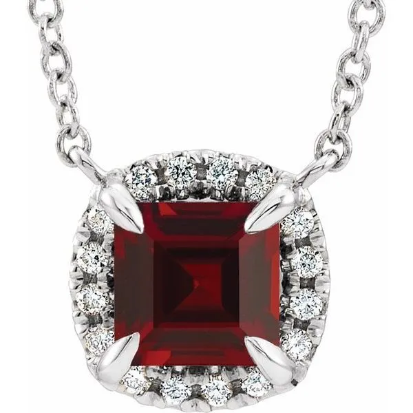 Halo-Style Necklace John E. Koller Jewelry Designs owasso, OK