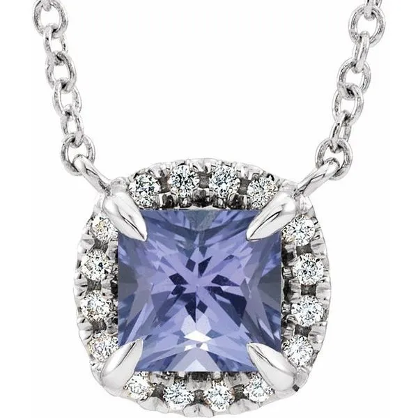 Halo-Style Necklace Woelk's House of Diamonds Russell, KS