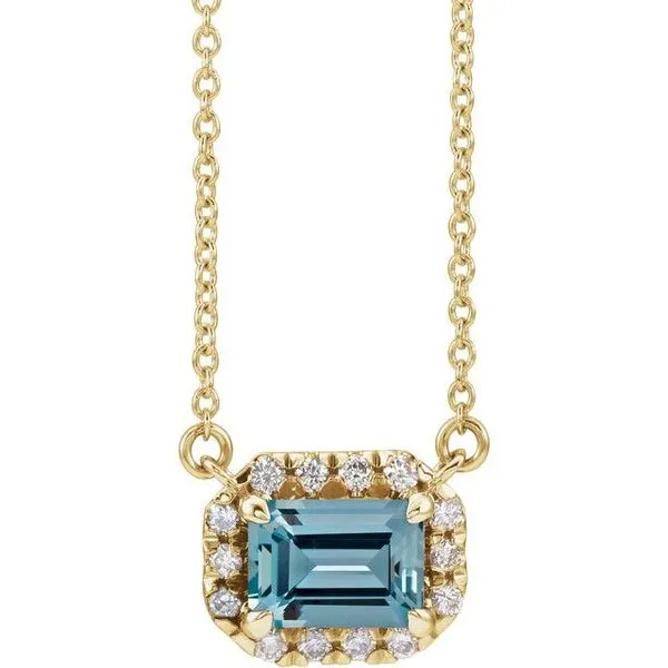 French-Set Halo-Style Necklace Atlanta West Jewelry Douglasville, GA