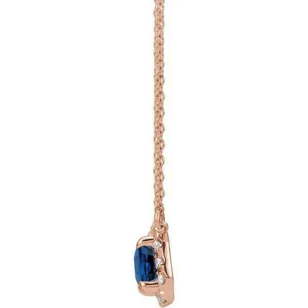 French-Set Halo-Style Necklace Image 2 G.G. Gems, Inc. Scottsdale, AZ