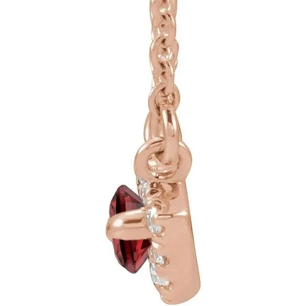 French-Set Halo-Style Necklace Image 2 Jewelry Design Studio Jensen Beach, FL