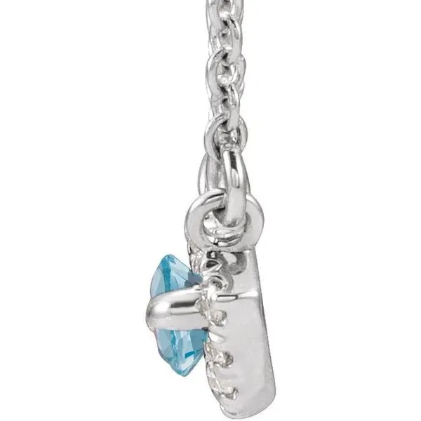 French-Set Halo-Style Necklace Image 2 G.G. Gems, Inc. Scottsdale, AZ