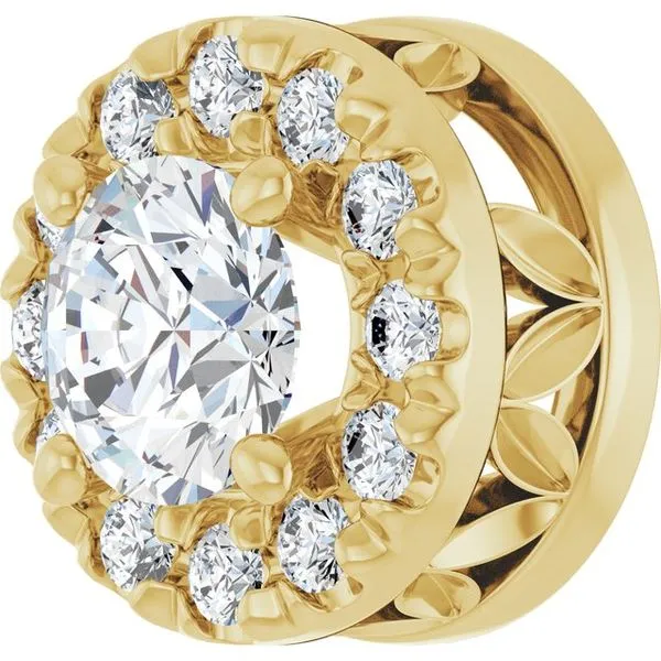 Halo-Style Pendant Image 2 Rasmussen Jewelers Spanish Fork, UT