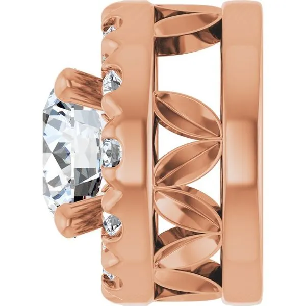 Halo-Style Pendant Image 3 Hopman Jewelers Elkhart, IN