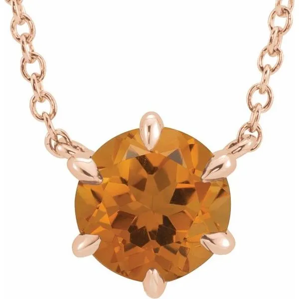Solitaire Necklace Delfine's Jewelry Charleston, WV