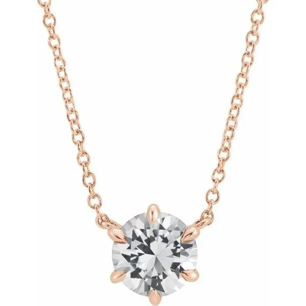 Solitaire Necklace Leslie E. Sandler Fine Jewelry and Gemstones rockville , MD