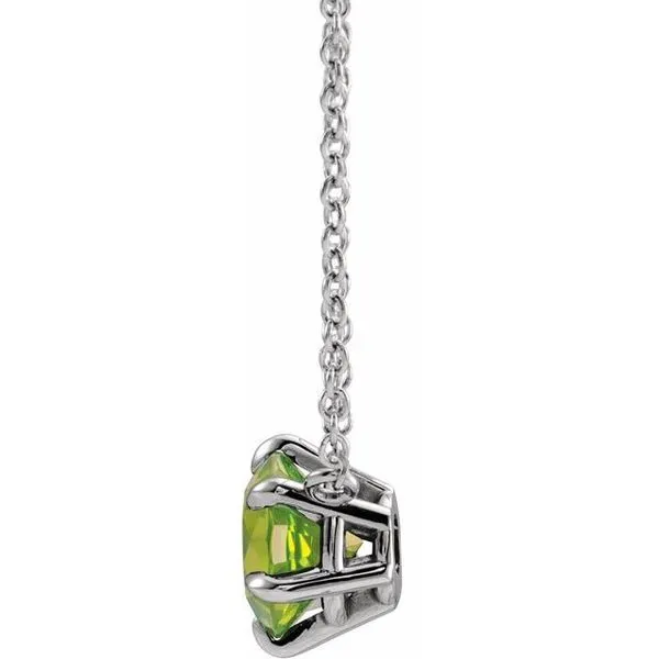 Solitaire Necklace Image 2 Blue Heron Jewelry Company Poulsbo, WA