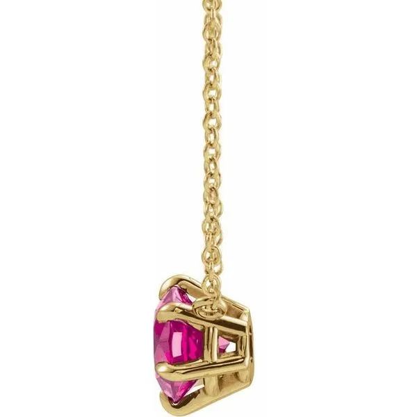 Solitaire Necklace Image 2 Henry B. Ball Jewelers Canton, OH