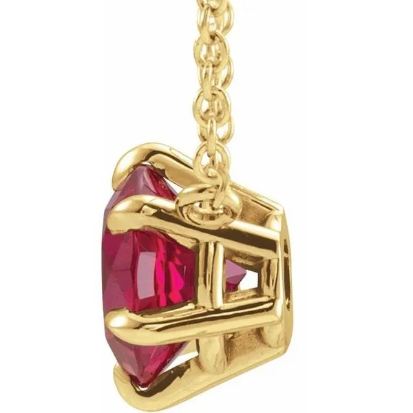 Solitaire Necklace Image 2 Henry B. Ball Jewelers Canton, OH
