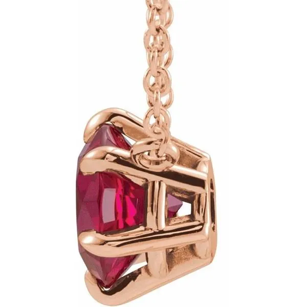 Solitaire Necklace Image 2 D&M Jewelers Green Bay, WI