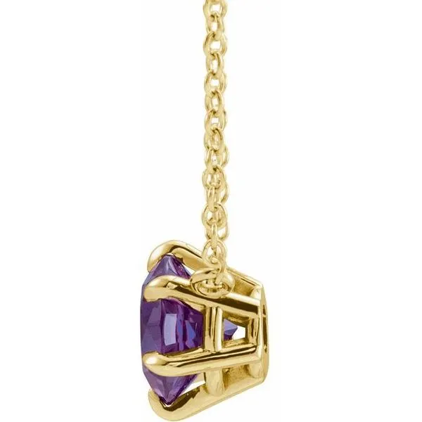 Solitaire Necklace Image 2 Woelk's House of Diamonds Russell, KS