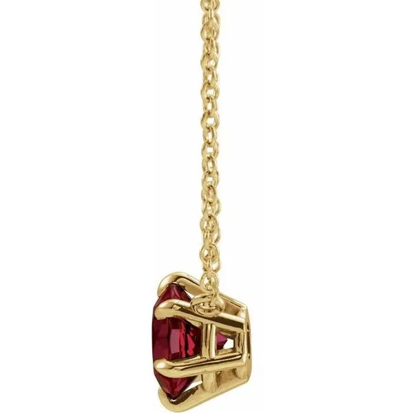 Solitaire Necklace Image 2 Henry B. Ball Jewelers Canton, OH