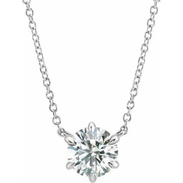 Solitaire Necklace Linwood Custom Jewelers Linwood, NJ