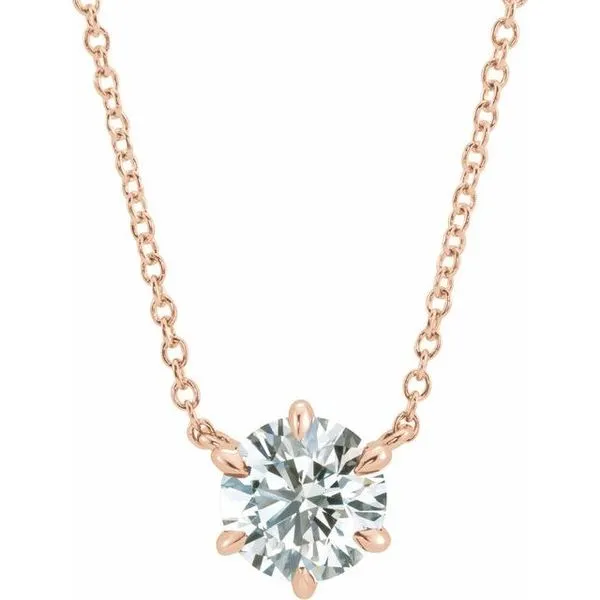 Solitaire Necklace J. Meredith Jewelers Delafield, WI