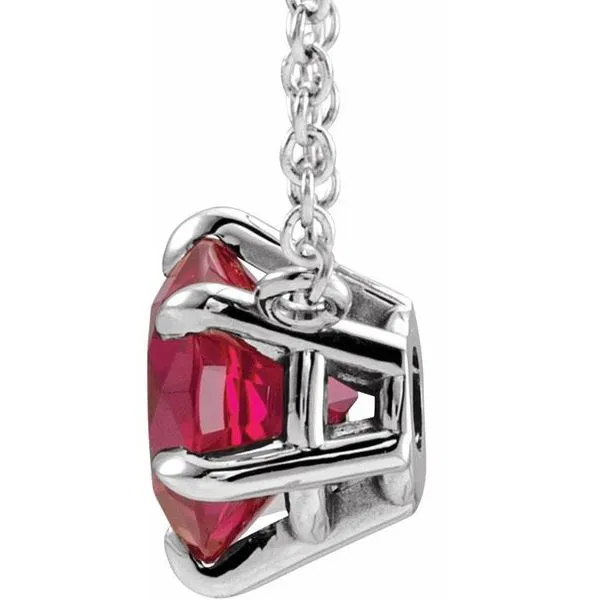Solitaire Necklace Image 2 J. Meredith Jewelers Delafield, WI