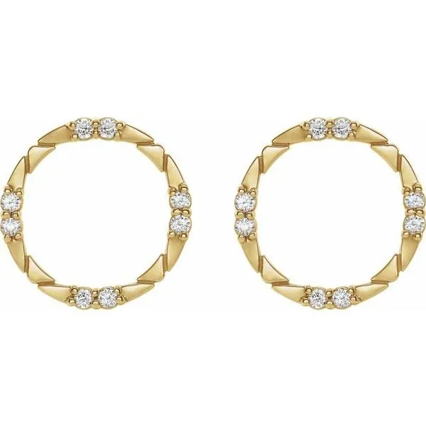 Geometric Earring Image 2 Milan's Jewelry Inc Sarasota, FL