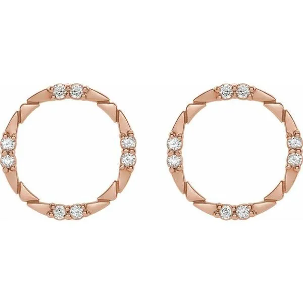 Geometric Earring Image 2 Rick's Jewelers California, MD