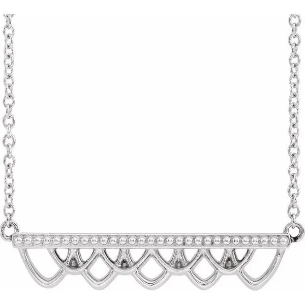 Vintage-Inspired Bar Necklace James & Williams Jewelers Berwyn, IL