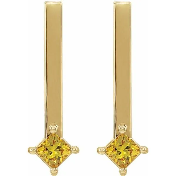 Bar Drop Earrings Image 2 Michael's Jewelry North Wilkesboro, NC