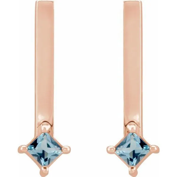 Bar Drop Earrings Image 2 Cherry Street Jewelers Tulsa, OK