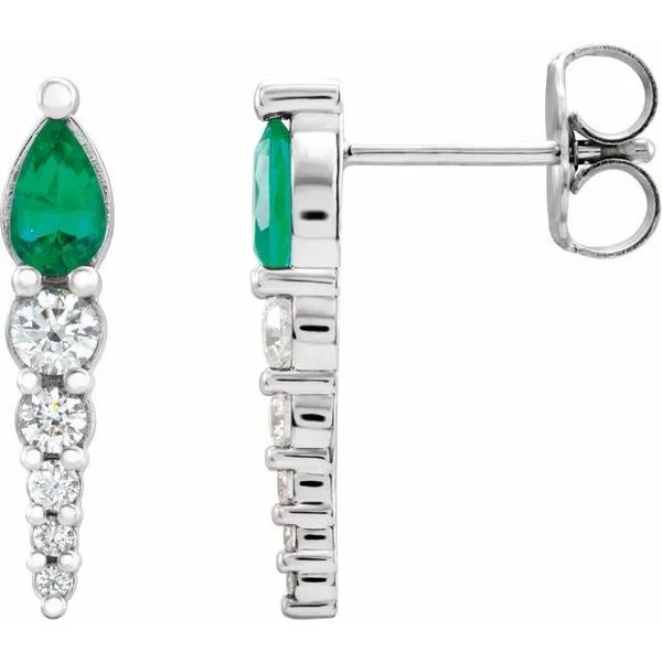 Accented Bar Earrings Boyd Jewelers Wesley Chapel, FL
