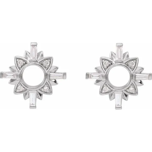 Accented Earrings Image 2 Long Jewelers Chesapeake, VA