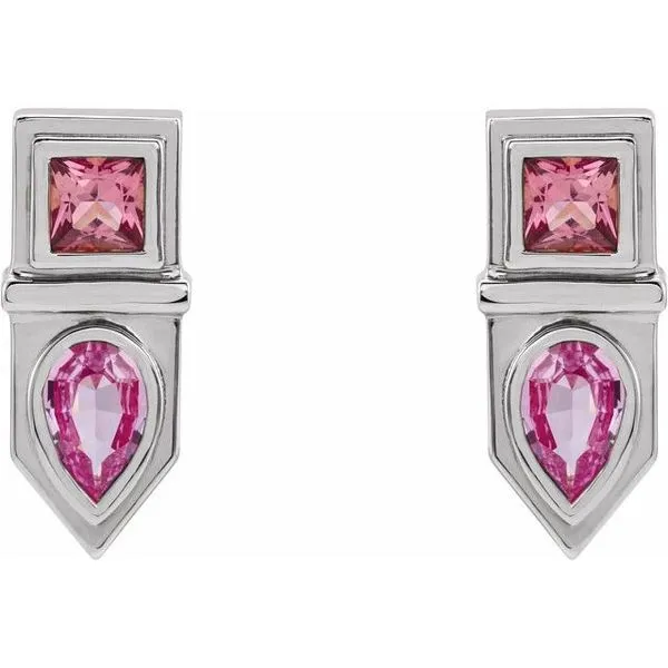 Geometric Bar Earrings Image 2 Milan's Jewelry Inc Sarasota, FL