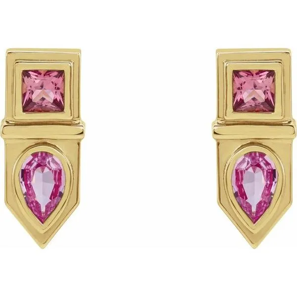 Geometric Bar Earrings Image 2 Rasmussen Jewelers Spanish Fork, UT