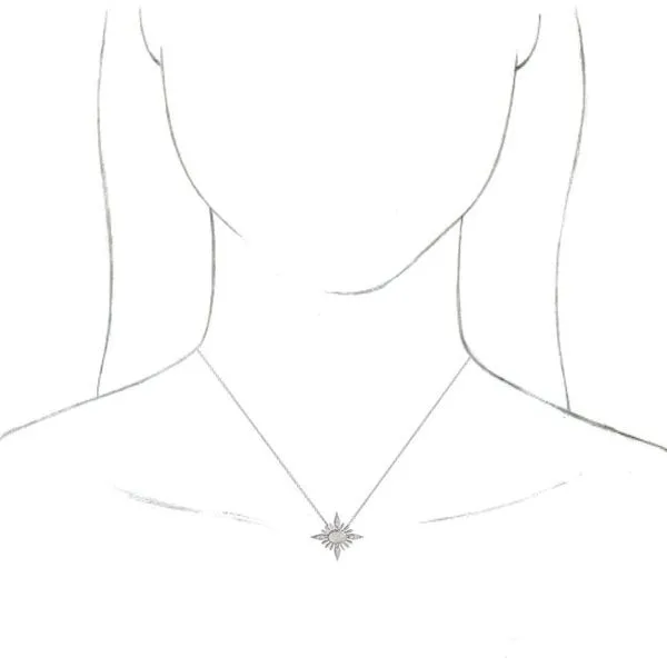 Star Necklace Image 3 Linwood Custom Jewelers Linwood, NJ