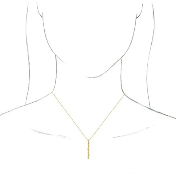 Vintage-Inspired Bar Necklace Image 3 Milan's Jewelry Inc Sarasota, FL