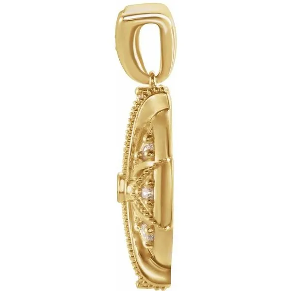 Vintage-Inspired Pendant Image 2 Michael's Jewelry North Wilkesboro, NC