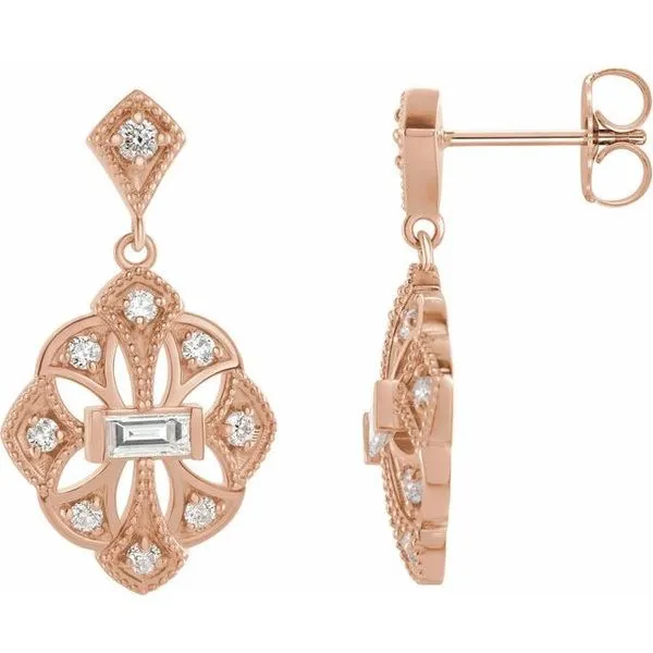 Vintage-Inspired Earrings Long Jewelers Chesapeake, VA