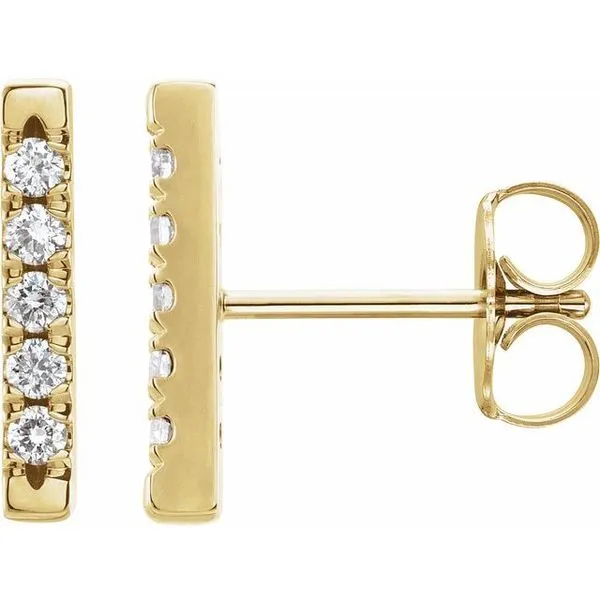 French-Set Bar Earrings Rasmussen Jewelers Spanish Fork, UT