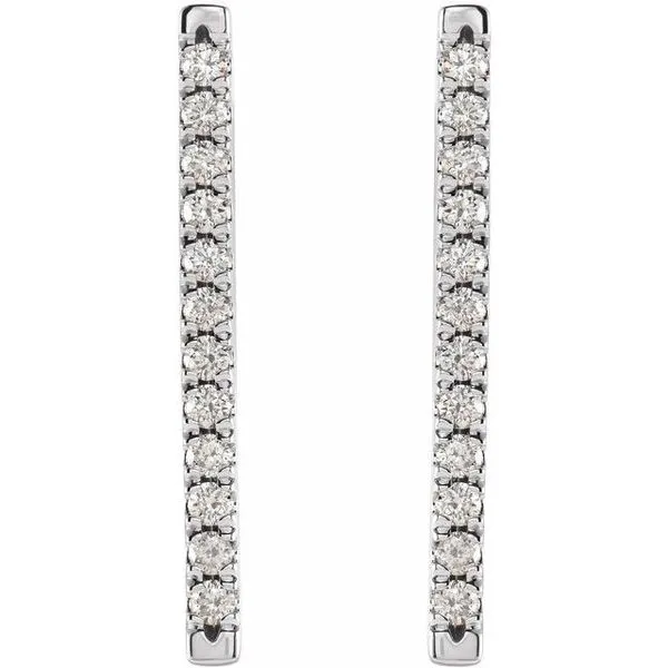 French-Set Bar Earrings Image 2 Rasmussen Jewelers Spanish Fork, UT