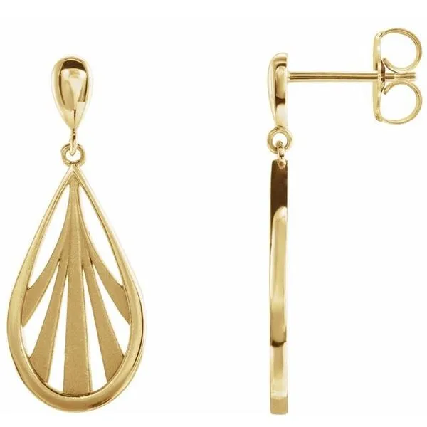 Geometric Dangle Earrings Hopman Jewelers Elkhart, IN